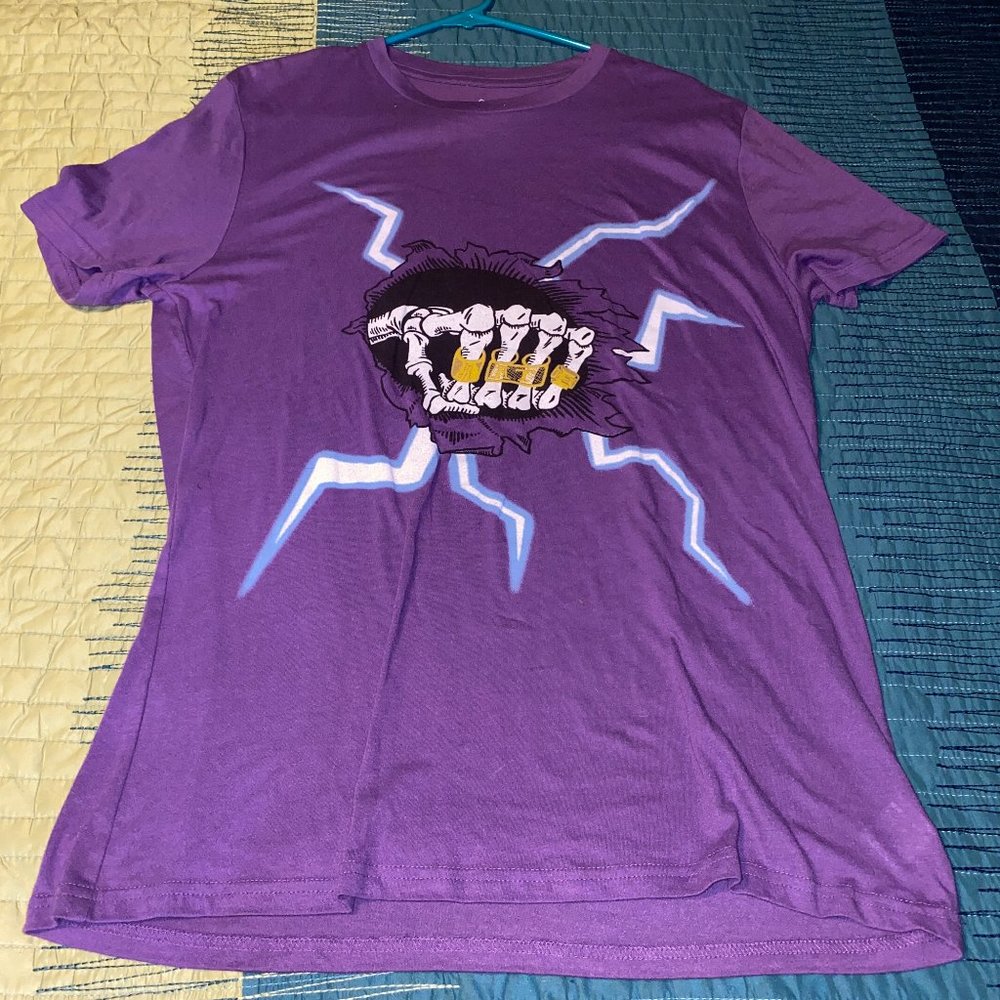 Purple Fist Graphic Tee Shirt